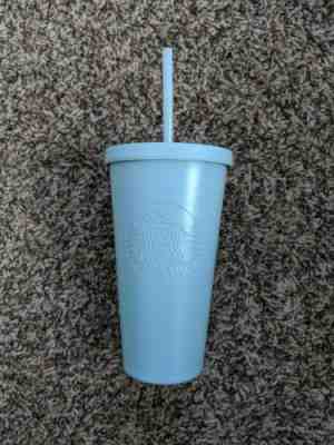 Starbucks Sky Blue Drink Tumbler - Sold on eBay Oct, 13th 2019 for $19.50