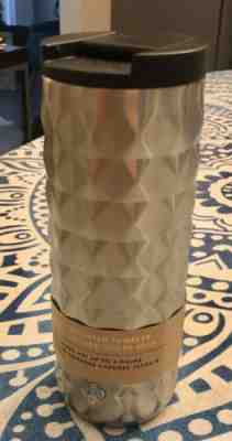Starbucks Silver Studded Vacuum Insulated Tumbler 16oz NEW NO RESERVE!!! - Sold on eBay Oct, 13th 2019 for $24.50