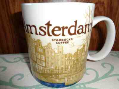 Starbucks AUTHENTIC 2013 AMSTERDAM Netherlands 16 oz mug DISCONTINUED - Sold on eBay Oct, 13th 2019 for $16.50