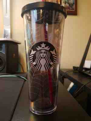 2019 Starbucks Black Halloween Glitter Spiderweb Tumbler  - Sold on eBay Oct, 13th 2019 for $22.50