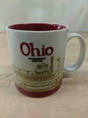 Starbucks Ohio Coffee Mug Red Collector Icon Series 2012 16oz - Sold on eBay Oct, 13th 2019 for $16.95