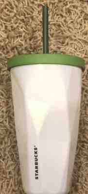 Starbucks Stainless Steel Chiseled Tumbler - White, 16 fl oz - RARE and NEW - Sold on eBay Oct, 13th 2019 for $29.99