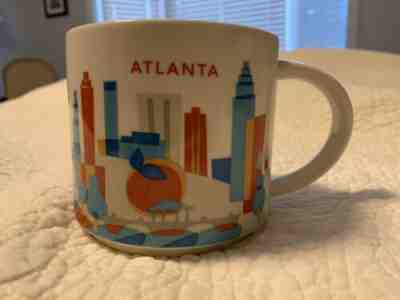 Starbucks Atlanta you Are Here Coffee Mug Cup 14 Oz Collection 2015 - NEW IN BOX - Sold on eBay Oct, 13th 2019 for $17.99