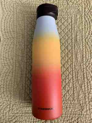 2019 RAINBOW Starbucks Magnetic lid Stainless Steel Water Bottle 20oz Preowned - Sold on eBay Oct, 13th 2019 for $25.10
