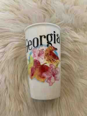 Starbucks Coffee Georgia Ceramic Double Wall Traveler Tumbler 12 Ozs Cup New LE  - Sold on eBay Oct, 13th 2019 for $45.00