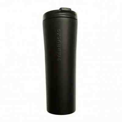 NEW STARBUCKS COFFEE 2017 Matte Black Stainless Steel 20oz Hot Cold Tumbler Cup - Sold on eBay Oct, 13th 2019 for $25.00
