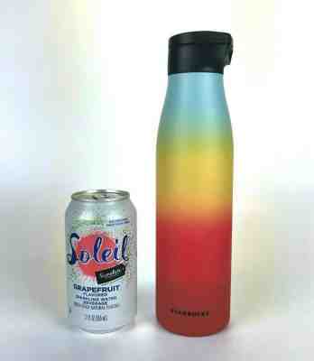 Starbucks Summer 2019 Rainbow 20oz Water Bottle Magnetic Lid Stainless Steel - Sold on eBay Oct, 13th 2019 for $21.99