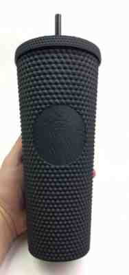 Limited Edition Fall 2019 Starbucks Matte Black Studded Tumbler Cold Cup 24oz - Sold on eBay Oct, 13th 2019 for $64.99