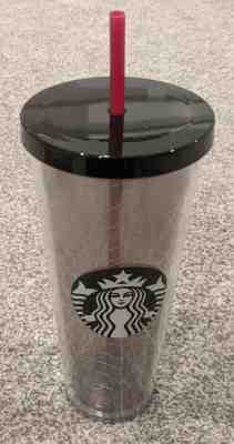 NEW Starbucks Spiderweb Glitter Tumbler Cup Limited Edition Halloween Fall 2019 - Sold on eBay Oct, 13th 2019 for $21.80
