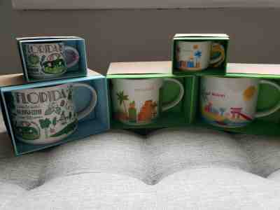 Starbucks You Are Here/Been There - Mostly Florida Mug Tumbler Ornament Lot of 9 - Sold on eBay Oct, 13th 2019 for $15.50