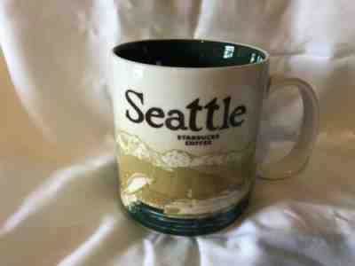 Starbucks Global Icon Series Mug Seattle 16 Oz City Collectible Coffee Cup - Sold on eBay Oct, 13th 2019 for $15.00