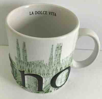 Starbucks 2002 Milano Italian Edition Barista Mug Large 18oz La Dulce Vita  - Sold on eBay Oct, 13th 2019 for $17.95