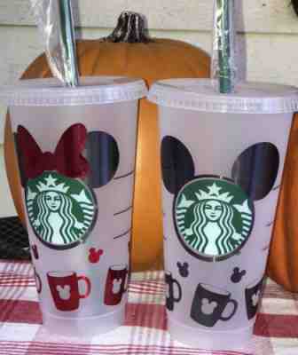 Starbucks Set (2) Hard Plastic Cups W/ Lids Straws 24 FlOz  Venti Cold Cup Pair - Sold on eBay Oct, 13th 2019 for $19.99