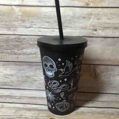 Starbucks tumbler 2019 Halloween Spooky Skull 16oz - Hard to Find! Black Purple - Sold on eBay Oct, 13th 2019 for $45.00