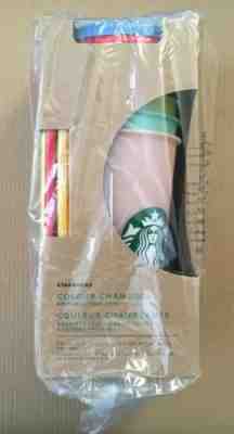 Starbucks Reusable Cold Color Changing Cups - 5 Pack New - Sold on eBay Oct, 13th 2019 for $75.00