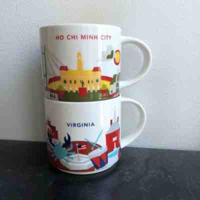 Starbucks You Are Here Series Mugs - Sold on eBay Oct, 13th 2019 for $15.00