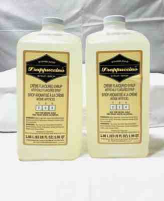 2x Starbucks Frappuccino Flavoured Syrup ~ 63 fl oz EACH! BB 8/2019 ~ SEALED - Sold on eBay Oct, 13th 2019 for $44.00