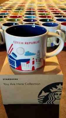 rare mugs Starbucks CZECH REPUBLIC You Are Here (YAH) 14 oz mug with SKU tag - Sold on eBay Oct, 13th 2019 for $39.95