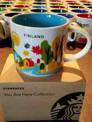 rare mugs Starbucks FINLAND You Are Here (YAH) 14 oz mug with SKU tag - Sold on eBay Oct, 13th 2019 for $39.95