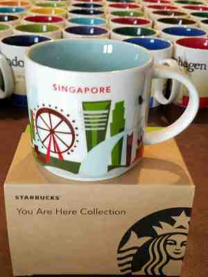 rare mugs Starbucks SINGAPORE You Are Here (YAH) 14 oz mug with SKU tag - Sold on eBay Oct, 13th 2019 for $37.95