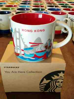 rare mugs Starbucks HONG KONG You Are Here (YAH) 14 oz mug with SKU tag - Sold on eBay Oct, 13th 2019 for $27.95