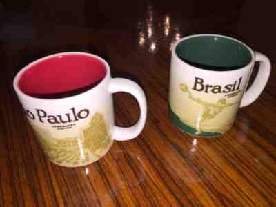 Starbucks Coffee Brasil and Sao Paulo Expresso Set 3 oz - Sold on eBay Oct, 13th 2019 for $26.99