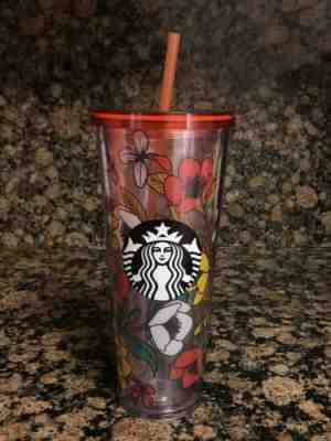 Starbucks 2019 Venti Floral Tumbler - Sold on eBay Nov, 3rd 2019 for $30.00