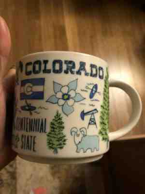 Colorado Starbucks BEEN THERE ACROSS THE GLOBE Coffee Mug Brand 14 oz EUC - Sold on eBay Nov, 3rd 2019 for $19.99