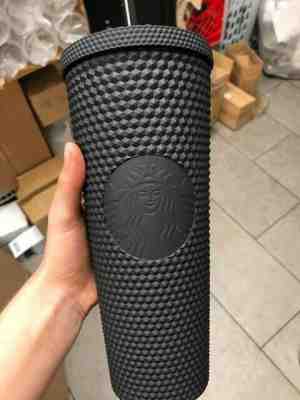 Starbucks Fall 2019 Limited Edition Matte Black Studded Tumbler Cup - Sold on eBay Nov, 6th 2019 for $55.00