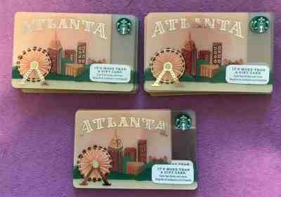 STARBUCKS LOT OF 25  2014 FIRST EVER** ATLANTA **REGIONAL LTD ED- NEW - Sold on eBay Nov, 6th 2019 for $15.00