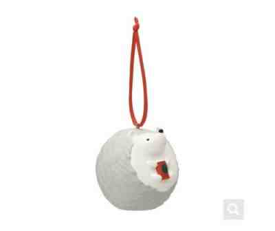 Starbucks Japan ? 2019  Holiday Collection ? ornament hedgehog - Sold on eBay Nov, 6th 2019 for $22.00