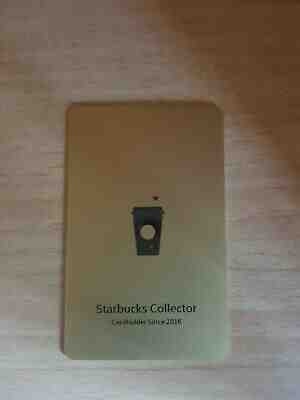 Starbucks Coffee Taiwan 2016 Gold Card "Starbucks Collector" New - Sold on eBay Nov, 6th 2019 for $20.99