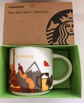 Starbucks Coffee 14oz mug Munich München Germany YAH You Are Here w/STAINED BOX - Sold on eBay Nov, 6th 2019 for $29.95