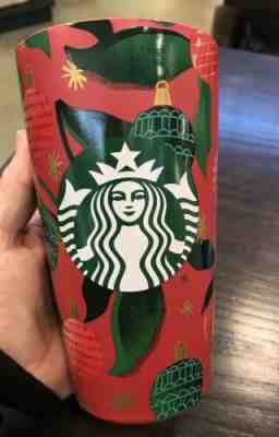 Starbucks 2019 Ceramic Holiday Traveler 12oz Tumbler Cup Mug Christmas Ornaments - Sold on eBay Nov, 5th 2019 for $39.99