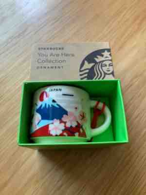 NIB NWT Starbucks You Are Here Japan Mini 2 Oz Ornament Mug - US Seller - Sold on eBay Nov, 5th 2019 for $24.99