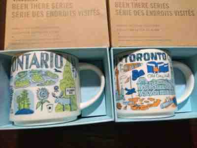 Starbucks been there series Toronto and Ontario Mugs. - Sold on eBay Nov, 5th 2019 for $30.00