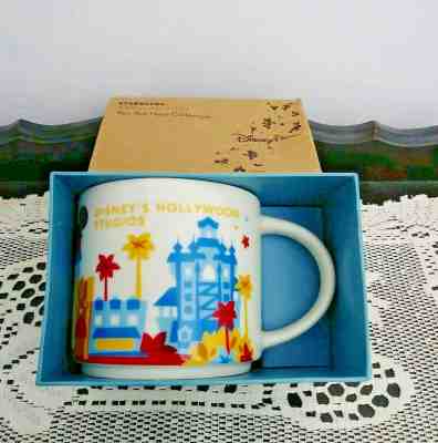 NIB Starbucks Disney's Hollywood Studios Mug You Are Here Collection V1 Rare Sku - Sold on eBay Nov, 5th 2019 for $45.00