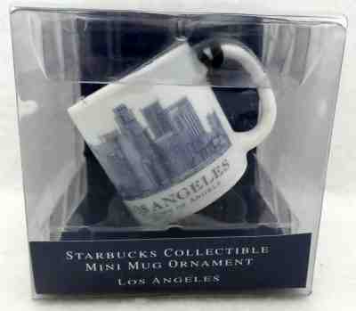 Starbucks Mini Mug Ornament Los Angeles Architectural Series 2006 New NIB NRFB