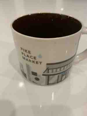 Starbucks Pike Place You Are Here Coffee Mug Cup 14 Oz Collection 2015 - Sold on eBay Nov, 5th 2019 for $18.01