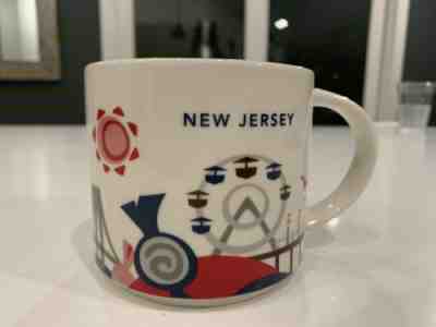 Starbucks You Are Here Collection YAH New Jersey 14 oz Coffee Mug EXC! - Sold on eBay Nov, 5th 2019 for $16.00