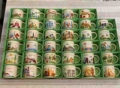 Starbucks You Are Here (YAH) 14oz Mug Lot. 35 TOTAL!!! Brand New! - Sold on eBay Nov, 5th 2019 for $600.00