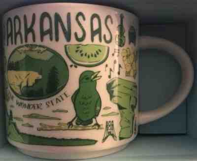 Starbucks 14oz Mug “Been There” Arkansas, MIB, **FREE SHIPPING ** - Sold on eBay Nov, 5th 2019 for $32.45