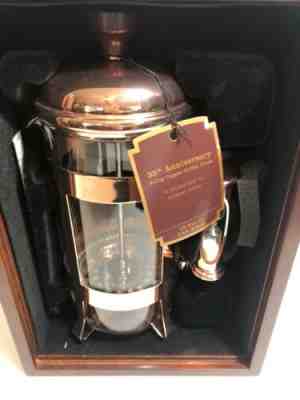 Starbucks Pike Place 35th Anniversary Coffee French Press Copper w/ Timer - Sold on eBay Nov, 5th 2019 for $58.95