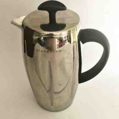 Starbucks Stainless Steel French Press Coffee Barista 8 Cup 2003 Thermal - Sold on eBay Nov, 5th 2019 for $29.99