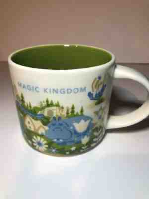 STARBUCKS DISNEY MAGIC KINGDOM YOU ARE HERE 14 OZ. Hippo Coffee MUG Collector - Sold on eBay Nov, 5th 2019 for $64.99