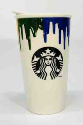 Starbucks Rainbow Band of Outsiders Ceramic Mug Tumbler Mermaid Siren 2014 - Sold on eBay Nov, 5th 2019 for $17.99