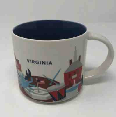 Starbucks Coffee Mug You Are Here YAH Collectible Cup Virginia  - Sold on eBay Nov, 5th 2019 for $19.88