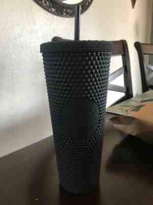 Starbucks Matte Black Studded Tumbler Cup. 24 oz. Fall line 2019 LIMITED EDITION - Sold on eBay Nov, 5th 2019 for $60.00