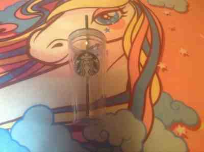 Starbucks Venti Clear Glass Double Wall Cold Cup Tumbler 20 oz - Sold on eBay Nov, 5th 2019 for $31.00