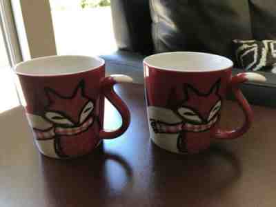 NWOB Pair Of Starbucks Red Fox Tail 2016 - Sold on eBay Nov, 5th 2019 for $30.00
